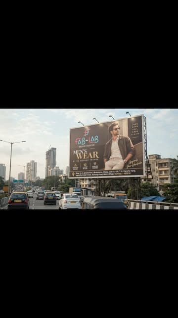 Fab Lab Mumbai outdoor campaign